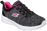 Slip-On Sneaker SKECHERS "DYNAMIGHT 2.0-IN A FLASH", Damen, Gr. 37, schwarz (schwarz,