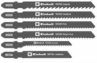Einhell Stichs&auml;geblatt 10-tlg. Stichs&auml;geblatt-Box (Set, bestehend aus 10