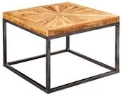 Wohnling Couchtisch WL5.951 Holz Massiv 55x55 cm Wohnzimmertisch Modern Tisch