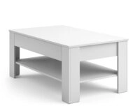 Vicco Couchtisch Milan, Wei&szlig;, 92.2 x 65 cm (1-St), Drehbar