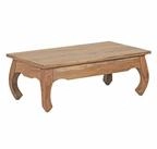 Wohnling Couchtisch WL1.447 Akazie 110 x 60 cm Massivholz Wohnzimmertisch...