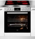 BEKO Elektro-Herd-Set BBUC1132T0X, Klassisches Herd-Set mit komfortabler