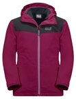 Jack Wolfskin Winterjacke Snowfrost 3in1 (wasser- und winddicht, warme