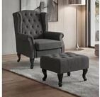 MCW Relaxsessel Chesterfield Oxford-S, Dekorativer Nietenbesatz,...