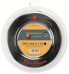 Kirschbaum Tennissaite Pro Line No II (Haltbarkeit+Kontrolle) schwarz 200m Rolle,