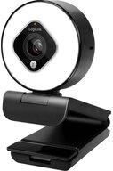 LogiLink UA0384 Full HD-Webcam Klemm-Halterung, Mikrofon Webcam (Klemm-Halterung,