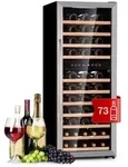 Klarstein Weink&uuml;hlschrank Vinamour, f&uuml;r 73 Standardflaschen &aacute; 0,75l,Wein