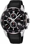 Festina Chronograph F20330/5 Herrenarmbanduhr &ndash; Schwarzes Silikonarmband, 47 mm