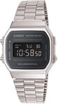 CASIO VINTAGE Chronograph A168WEM-1EF, Quarzuhr, Armbanduhr, Damenuhr,Herrenuhr,