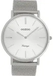 OOZOO Quarzuhr Oozoo Herren Armbanduhr silber Analog, (Analoguhr), Herrenuhr...