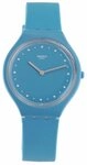 Swatch Quarzuhr Swatch Damen Quarz Uhr SVOL100 SKINAUTIQUE X36, (Silber)