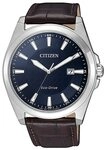 Citizen Solaruhr BM7108-22L, Armbanduhr, Herrenuhr, Datum, Saphirglas, Lederarmband
