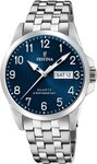 Festina Quarzuhr Festina Herren Uhr F20357/C Edelstahl, (Analoguhr), Herren