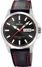 Festina Quarzuhr F20358/4, Armbanduhr, Herrenuhr, Damenuhr, Lederarmband, Datum