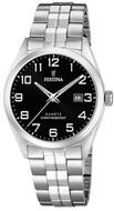 Festina Quarzuhr Festina Herren Uhr F20437/4 Edelstahl, (Analoguhr), Herren
