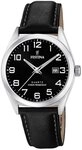Festina Quarzuhr Festina Herren Uhr F20446/3 Quarz Leder, (Analoguhr), Herren