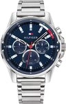 Tommy Hilfiger Multifunktionsuhr MASON 1791788, Quarzuhr, Armbanduhr, Herrenuhr,