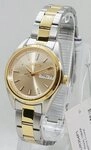 Seiko Quarzuhr Seiko Damenuhr bicolor SUR354P1, (1-tlg)