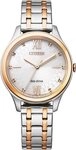 Citizen Solaruhr EM0506-77A, Armbanduhr, Damenuhr, analog, Edelstahlarmband