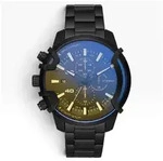 Diesel Chronograph Diesel Chronograph Griffed DZ4529 Edelstahl Schwarz 48 mm...