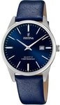 Festina Quarzuhr F20512/3, Armbanduhr, Herrenuhr, Damenuhr, Lederarmband, Datum