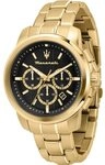 MASERATI Quarzuhr Maserati R8873621013 Successo Chronograph Herrenuhr 44mm 5ATM