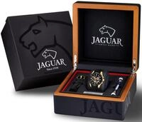 JAGUAR Chronograph Jaguar Herrenuhr Silikon schwarz Jaguar, (Chronograph), Herren