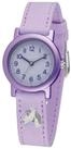 Jacques Farel Quarzuhr ORG Kinder Armbanduhr Bio-Baumwollband, analog Uhr Kinderuhr