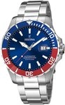 Festina Taucheruhr Automatikuhr F20531/5 &ndash; Blaues Zifferblatt, Edelstahlarmband, 44