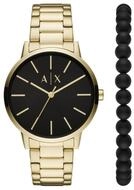 Giorgio Armani Luxusuhr D&aacute;rkov&yacute; set Cayde AX7119