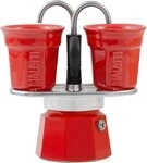 BIALETTI Espressokocher, 0,09l Kaffeekanne, (1 Espressokocher Mini Express + 2
