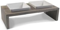 Wolters Napf-Set Futterstation Meshidai Doppelnapf True grau