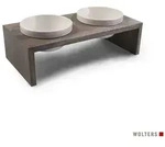 Wolters Napf Gohan Doppelnapf grau 17,5 cm