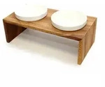 Wolters Napf-Set Gohan Doppelnapf teak 1000 ml