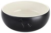 Hunter Tierbedarf Futternapf Keramik Napf Lund schwarz schwarz 550 ml | &Oslash; 13.5 cm