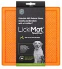 LickiMat Antischlingnapf Soother TRP Schleckmatte f&uuml;r Hunde - orange - 20 cm,...
