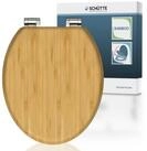 Sch&uuml;tte WC-Sitz Bambus (1-St), bruchsicher und kratzfest, Absenkautomatik,