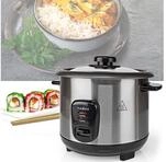 Nedis Reiskocher Edelstahl Reiskocher 1L, Warmhaltefunktion, Antihaft, 400W,...
