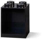 Regal LEGO&reg; B&uuml;cherregal 4 Noppen Schwarz