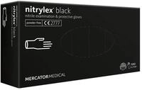 Mercator Einweghandschuhe Nitrylex&reg; black - Medizinische Nitril-Handschuhe