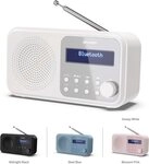 Sharp DR-P420 Tokyo wei&szlig; Digitalradio (DAB) (DAB+, UKW (FM), Tragbares...