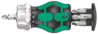 Wera Ratsche WERA Magazin-Schraubendreherhalter mit 1/4 Zoll Bits mit Ratsche...
