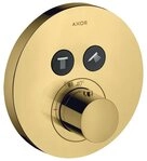 hansgrohe Unterputzarmatur Axor ShowerSelect Thermostat rund f&uuml;r 2 Verbraucher