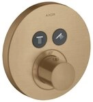 hansgrohe Unterputzarmatur Axor ShowerSelect Thermostat rund f&uuml;r 2 Verbraucher
