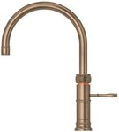 QUOOKER K&uuml;chenarmatur Classic Fusion Round PRO3 Reservoir Messing Patina...