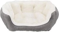 TRIXIE Hundebett Bett Davin - grau/creme - 50 &times; 40 cm grau 400 cm x 500 cm