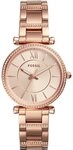 Fossil Quarzuhr Carlie Classic Edelstahl