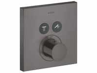 Axor ShowerSelect Square Thermostat Unterputz Brushed Black Chrome (36715340)
