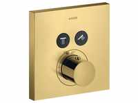 Axor ShowerSelect Square Thermostat Unterputz Polished Gold Optic (36715990)