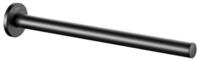 Keuco Handtuchstange Plan einarmig, 34 cm, Metall schwarz matt, Made in Germany,